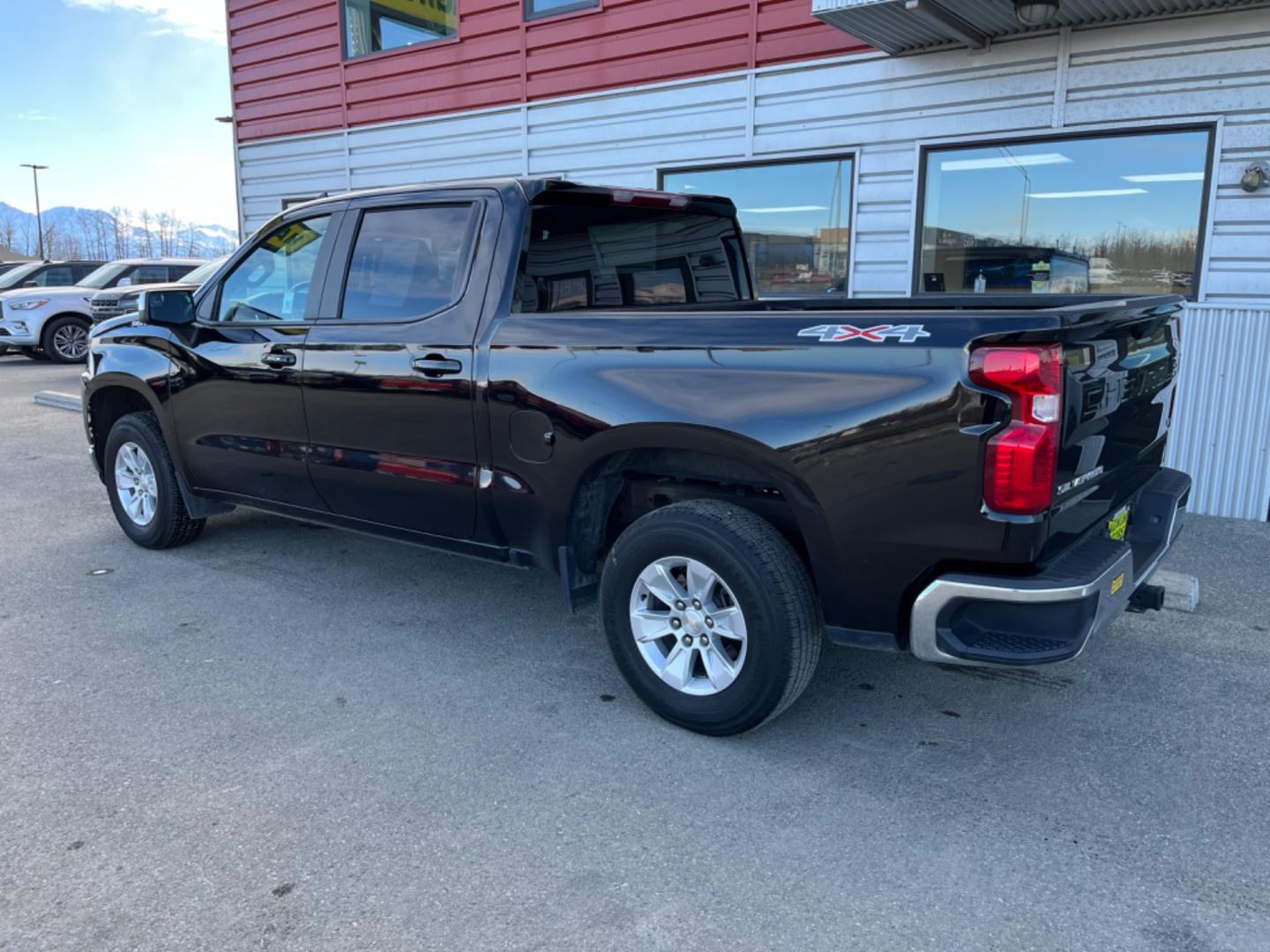 2021 BLACK /Black CHEVROLET SILVERADO 1500 LT (1GCUYDED2MZ) with an 5.3L engine, Automatic transmission, located at 1960 Industrial Drive, Wasilla, 99654, (907) 274-2277, 61.573475, -149.400146 - Photo#2